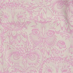 Soft Gallery baby sengetøj, AOP Owl - Orchid Bloom